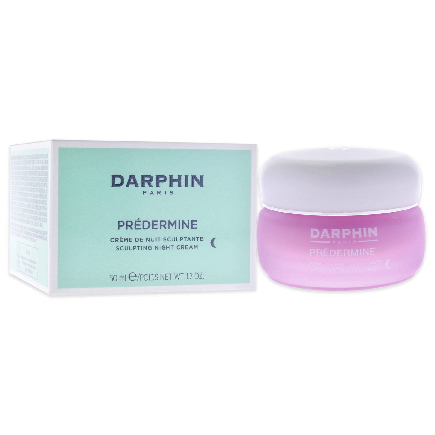 Darphin Paris Prédermine night cream box with mint label beside pink jar on Tampa Home & Garden Store