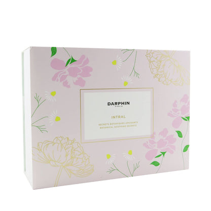 Darphin Intral skincare set box in pastel pink floral packaging with gold-framed label on Tampa Home & Garden Store