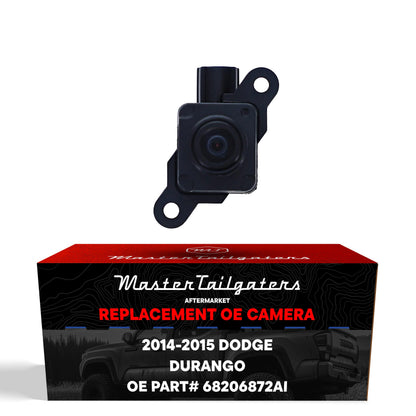 Backup camera for Dodge Durango 2014-2015, Master Tailgaters black housing with mounting bracket on Tampa Home & Garden Store