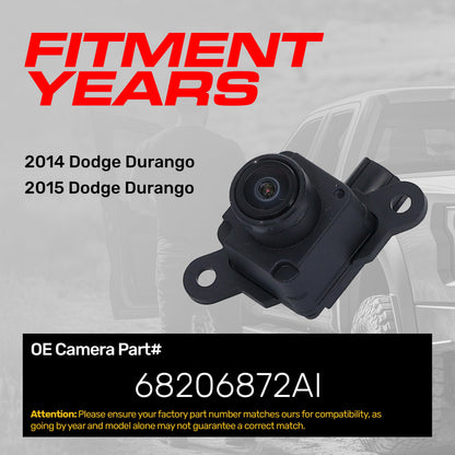 Master Tailgaters OE backup camera for 2014-2015 Dodge Durango Part 68206872AI on Tampa Home & Garden Store