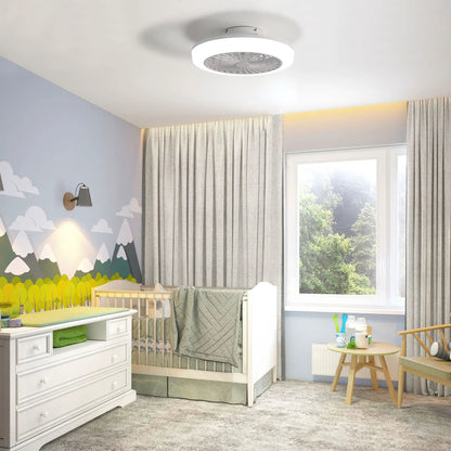 Bladeless ceiling fan with light and remote control in white by Unique Piece Furniture on Tampa Home & Garden Store