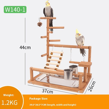 Sichuan Pepper Parrot Climbing Platform wooden bird swing with ladder 2 birds Sell My Stuff on Tampa Home & Garden Store