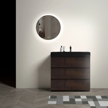 Alice Bathroom Vanity with Large Storage and Sink