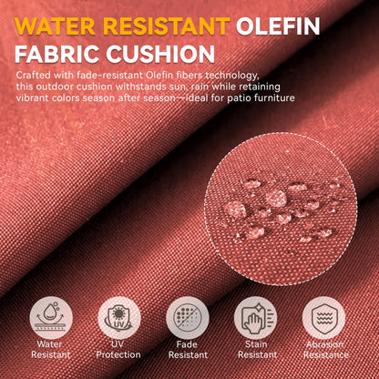 Waterproof and Thick Outdoor Chair Cushions