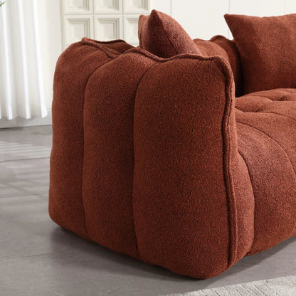 Cozy Beanbag Chair With Resilient Foam Core For 2