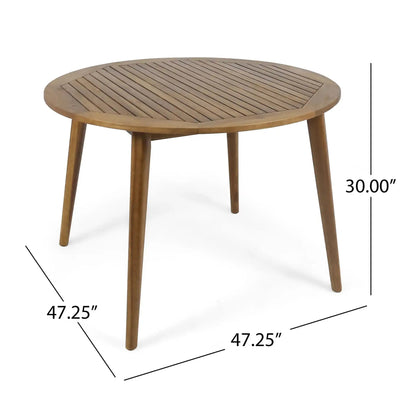 Stamford Outdoor Acacia Wood Dining Table