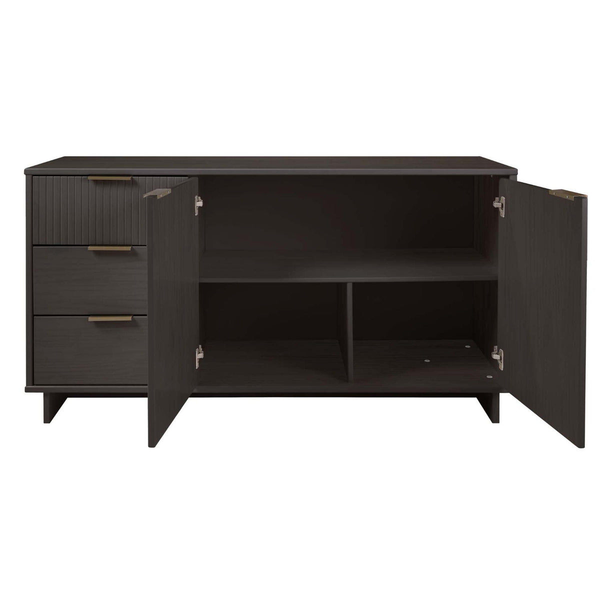 Granville sideboard by HouseOfZazla in espresso left full-extension drawers and right doors on Tampa Home & Garden Store