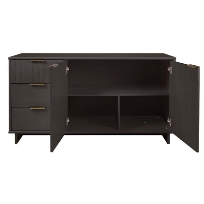 Granville sideboard by HouseOfZazla in espresso left full-extension drawers and right doors on Tampa Home & Garden Store