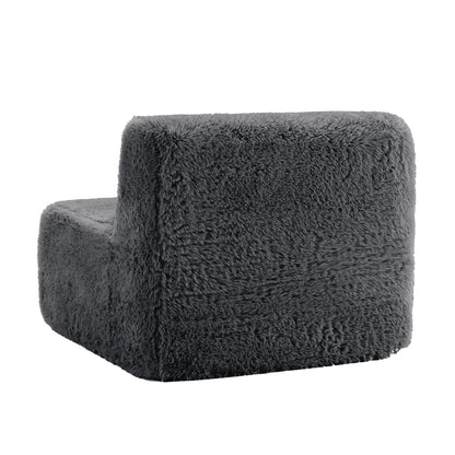 the Modular Aviana Sofa and Dark Fabric Trim