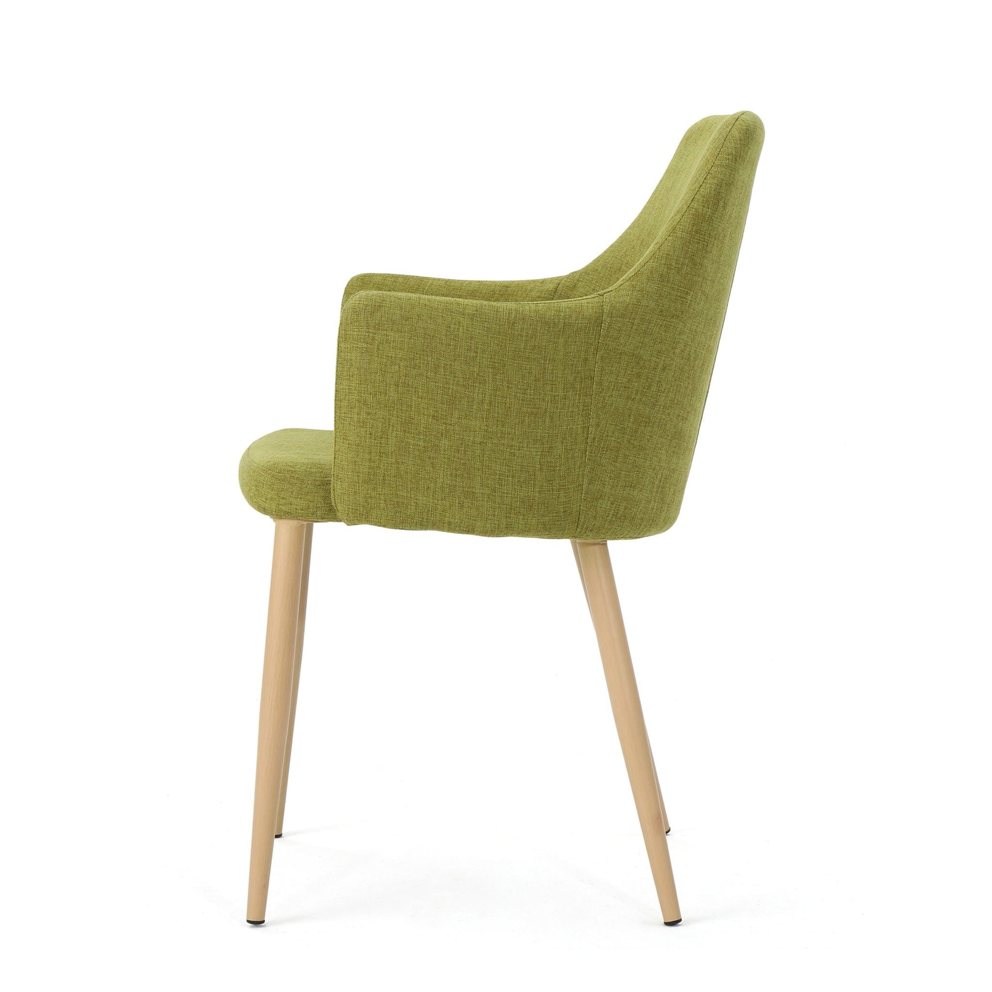 Elegant Dining Chair With Contoured Support olive-green fabric HouseOfZazla on Tampa Home & Garden Store