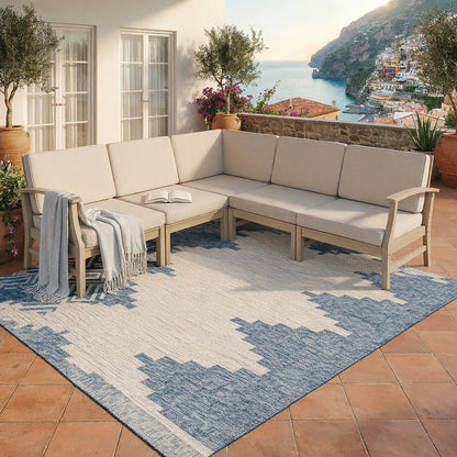 Perla 5 Piece Patio Sofa Set and Acacia Wood