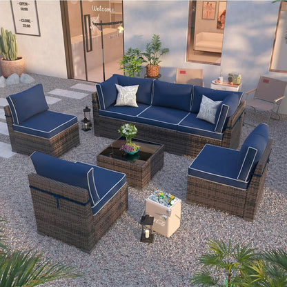 Wicker Sectional Sofa Cushion Covers and a Set