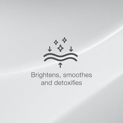 Eye cream graphic with waves and sparkles denoting brightening and detoxifying on Tampa Home & Garden Store