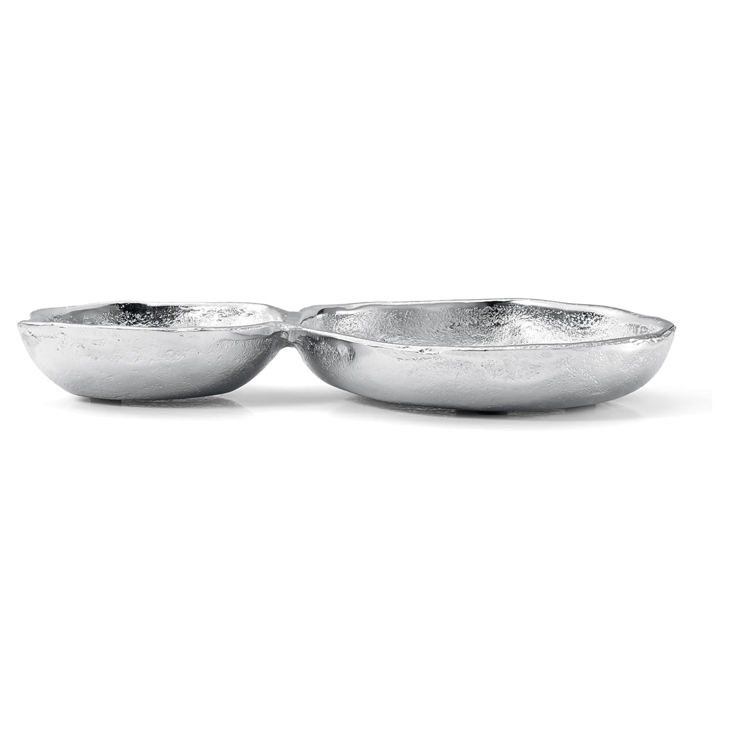 A Pair Of Silver Cluster Decorative Serving Bowls