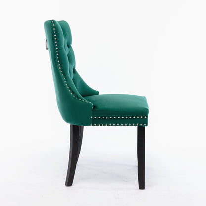 Nikki High End Tufted Dining Chair Set of Two