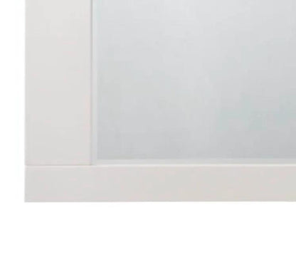 Naima II High Gloss Wall Mirror White Frame