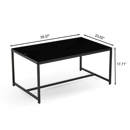 Table For Living Room coffee table black metal frame Unique Piece Furniture on Tampa Home & Garden Store