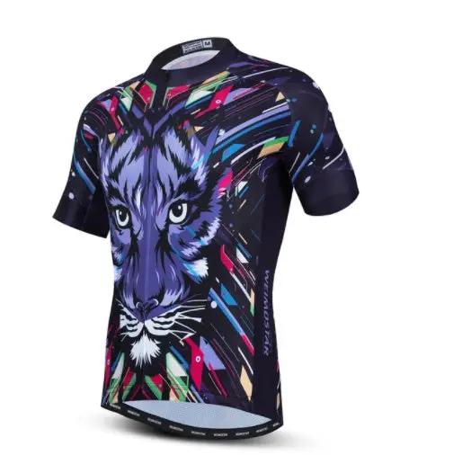 Cycling Jersey Men Lion 3D Breathable Top