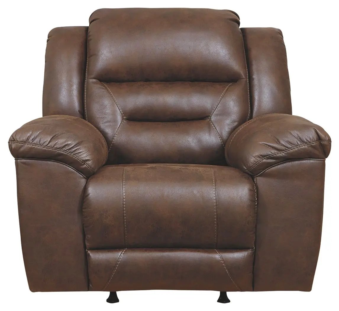 Stoneland Power Recliner brown leather rocker chair by Unique Piece Furniture on Tampa Home & Garden Store