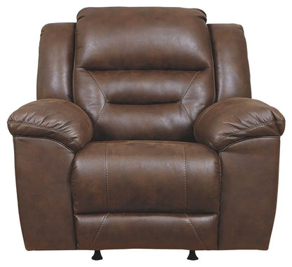 Stoneland Power Recliner brown leather rocker chair by Unique Piece Furniture on Tampa Home & Garden Store