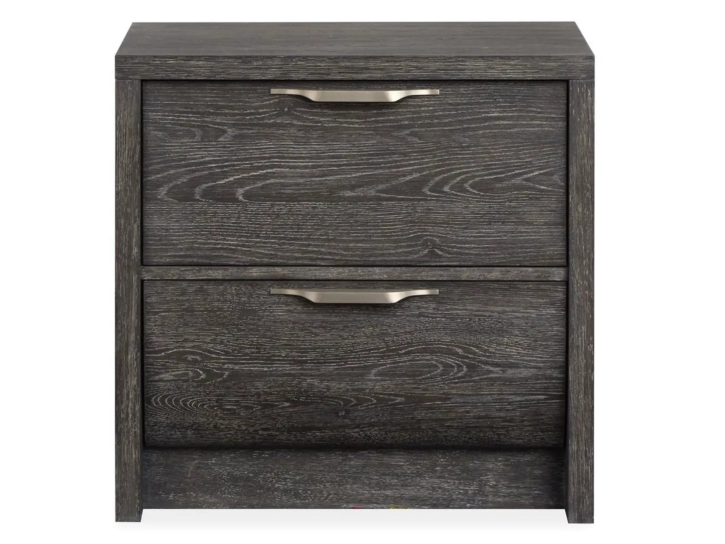 Kinsley Drawer Nightstand in Black Heron Finish