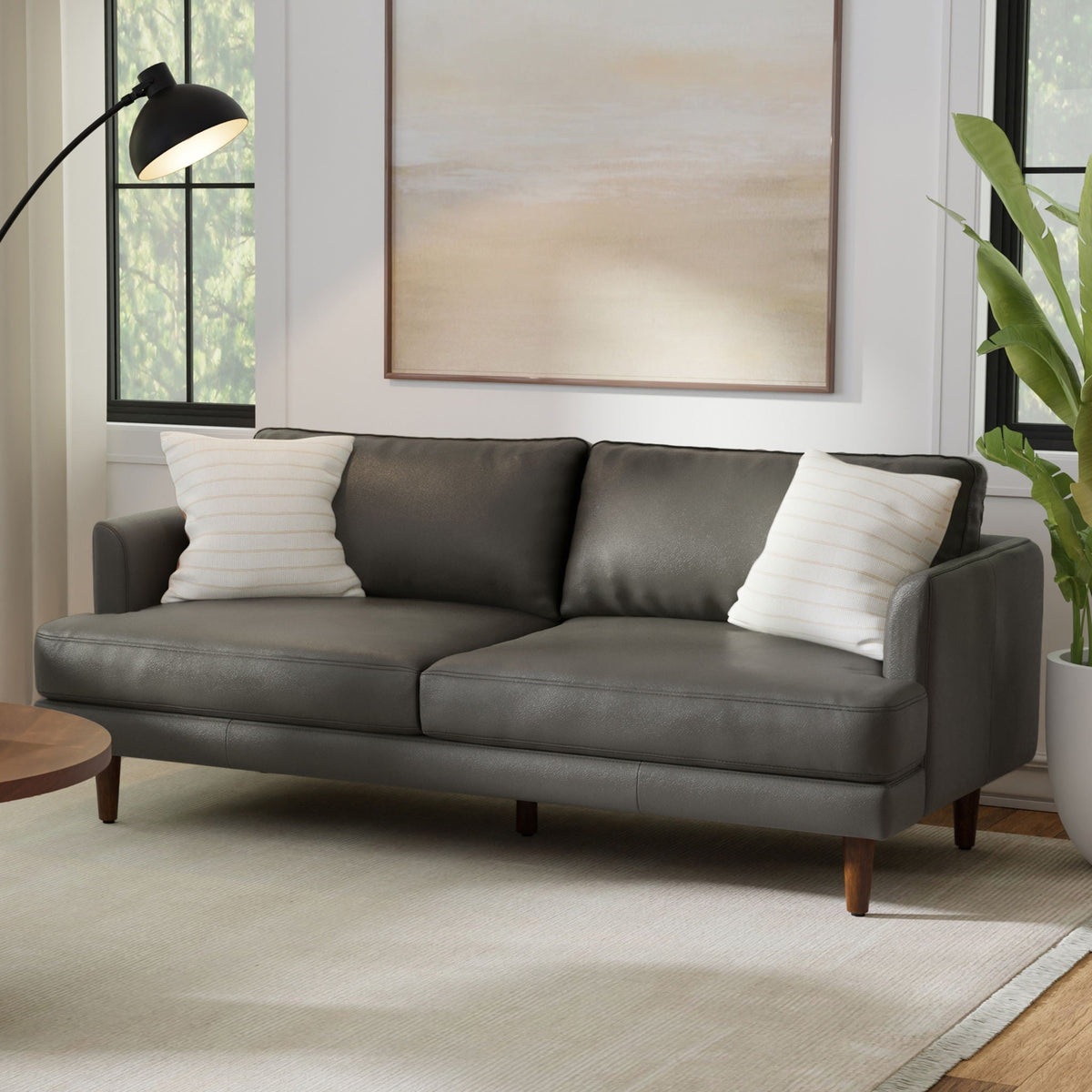 Livingston Upholstered Sofa with Cushions