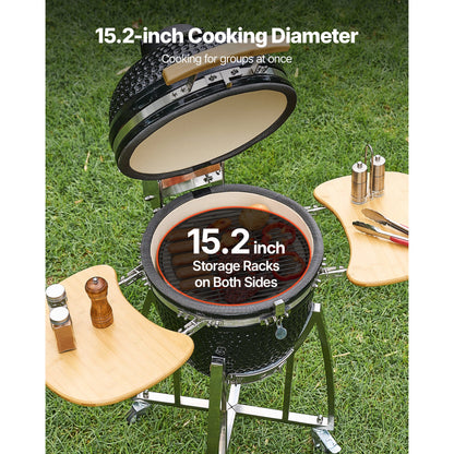 Heavy Duty Kamado Charcoal Smoker and Grill