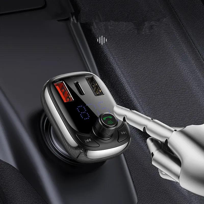 Car charger by FLIPSTYLEZLLC with chrome finish, dual USB ports and digital display on Tampa Home & Garden Store