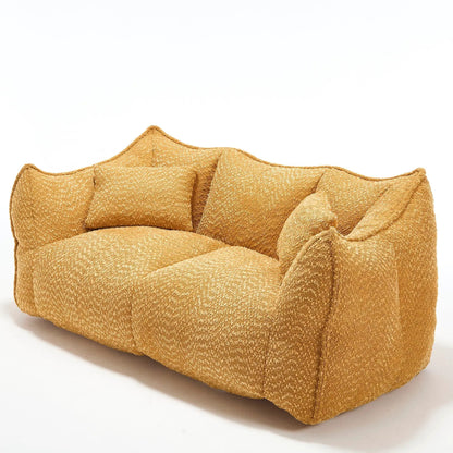 Comfortable Dual Beanbag Chair and Foam Core