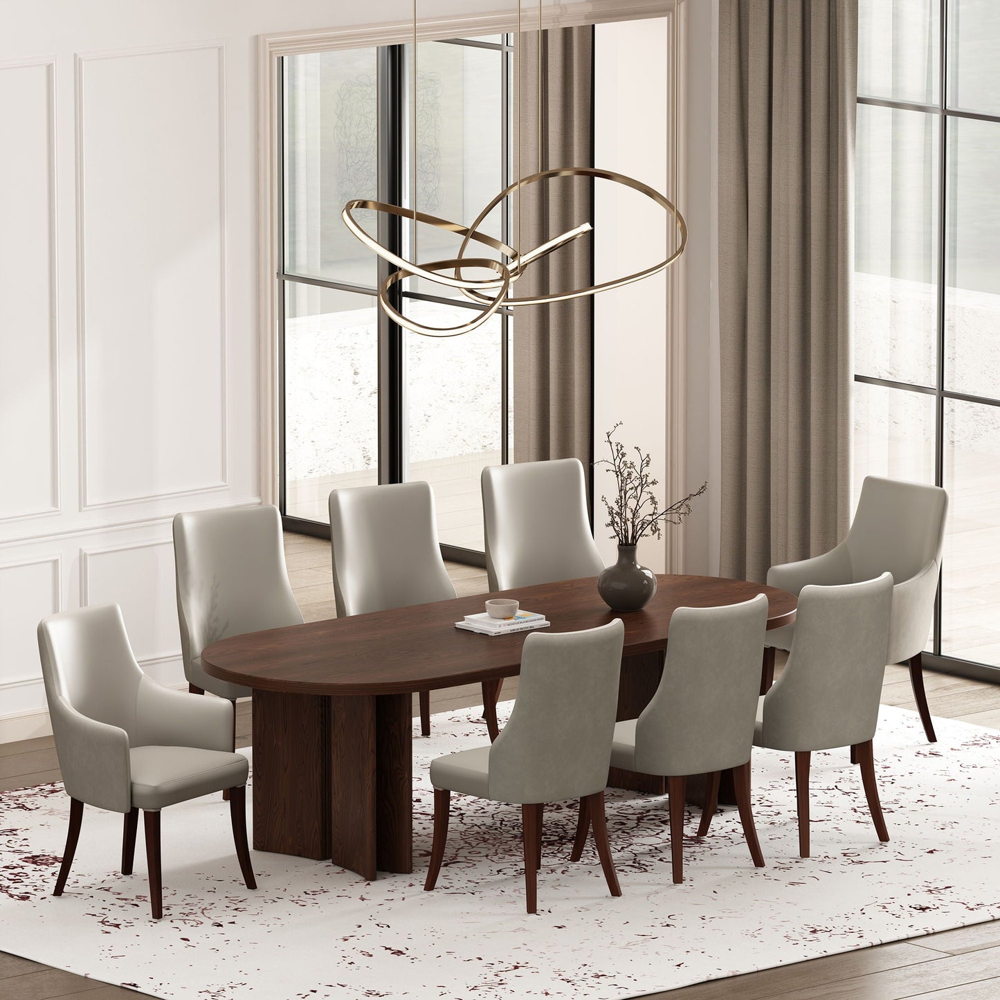 Connie Modern Beech Wood Dining Armchair