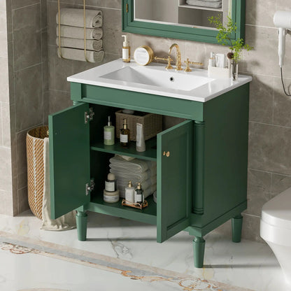 Bathroom Vanity Cabinet With Sink and Soft Close
