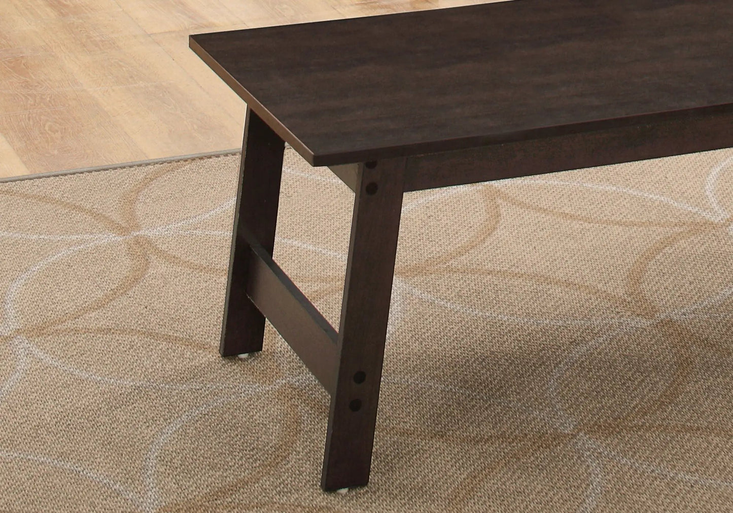 Table set of 3 coffee end side tables in dark espresso finish on Tampa Home & Garden Store