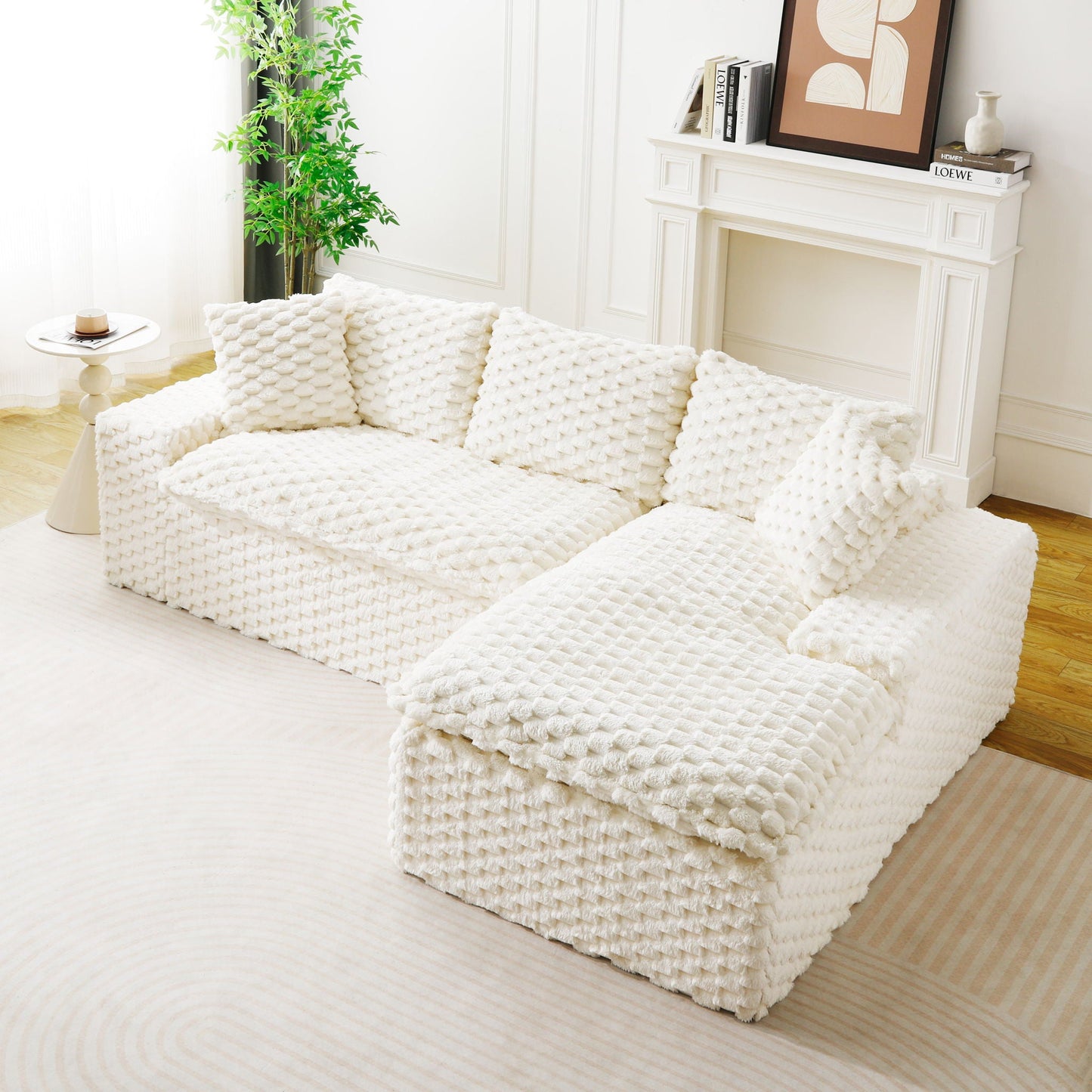 Modular Convertible Sofa and Twin Chaise Lounge