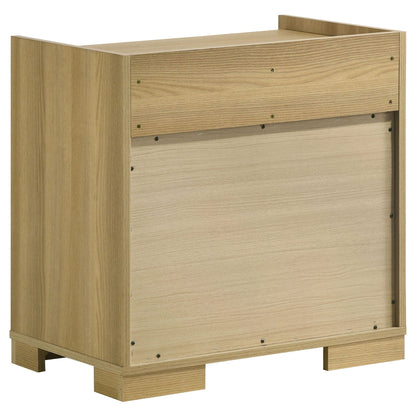 Lincoln Bedroom Set with LED Headboard, oak finish, 4-piece by HouseOfZazla on Tampa Home & Garden Store