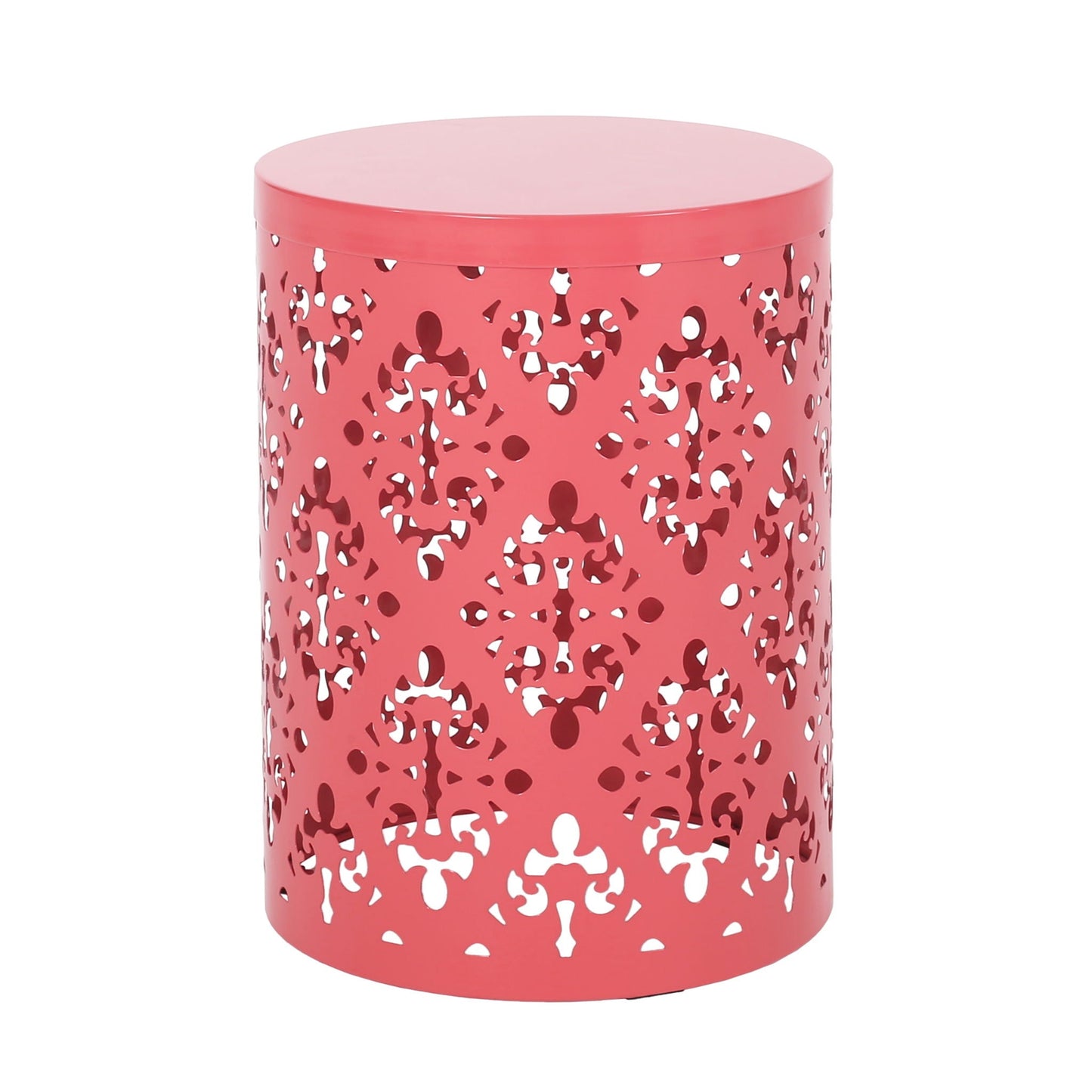 Modern Metal Outdoor End Table For The Patio