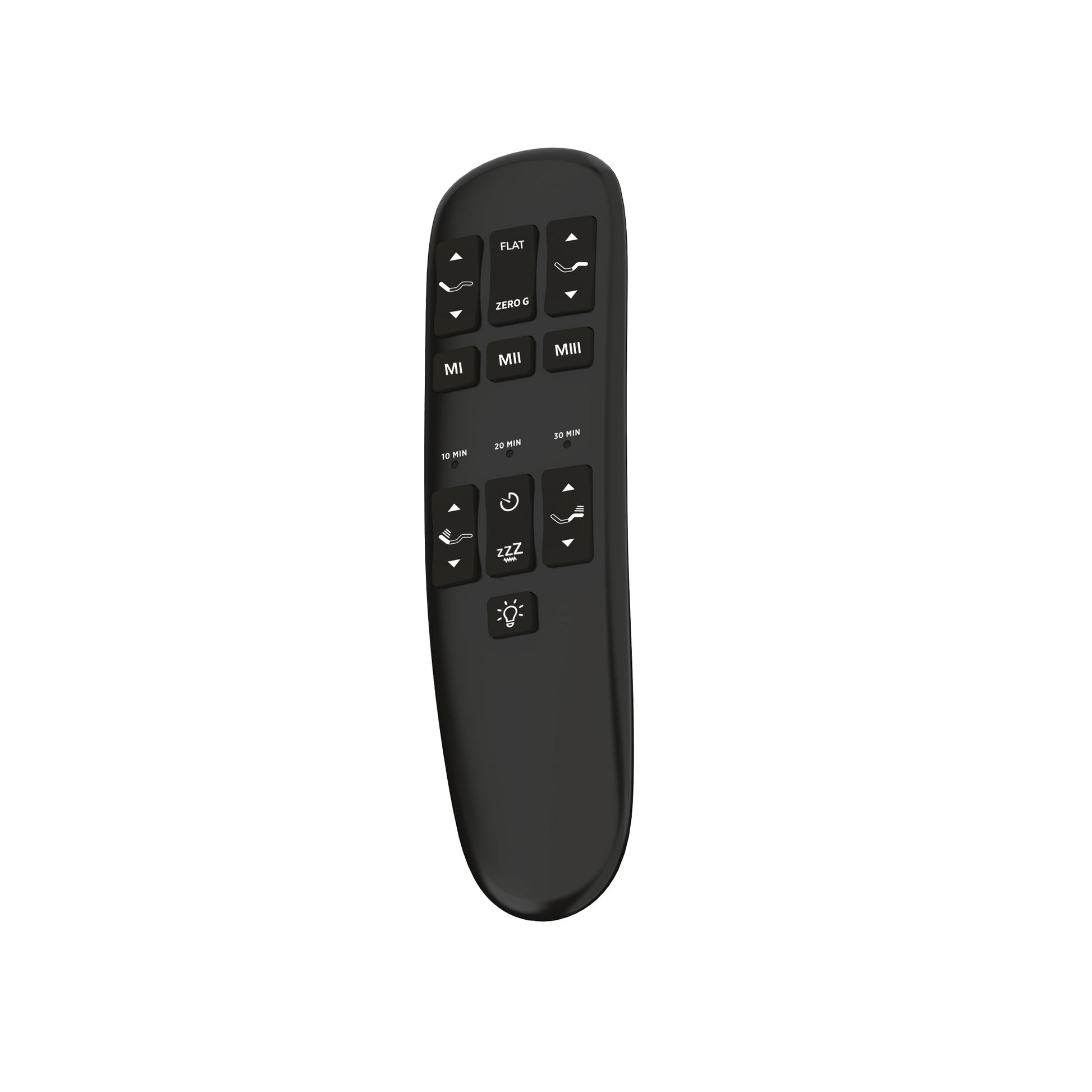 Model G2 Adjustable Base Queen remote with flat/zero-G presets and LED lights on Tampa Home & Garden Store