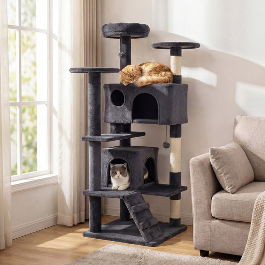 52 Inch Tall Cat Tree Tower for Indoor Cats - Tampa Home & Garden Store