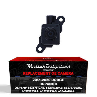 Master Tailgaters Dodge Durango OEM backup camera 2016-2020 with bracket, black housing on Tampa Home & Garden Store