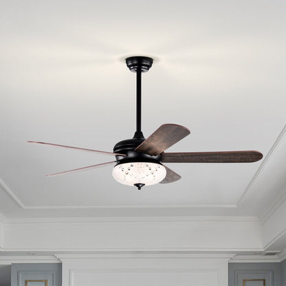 Ventilador de techo de 52 pulgadas con control remoto - Nogal