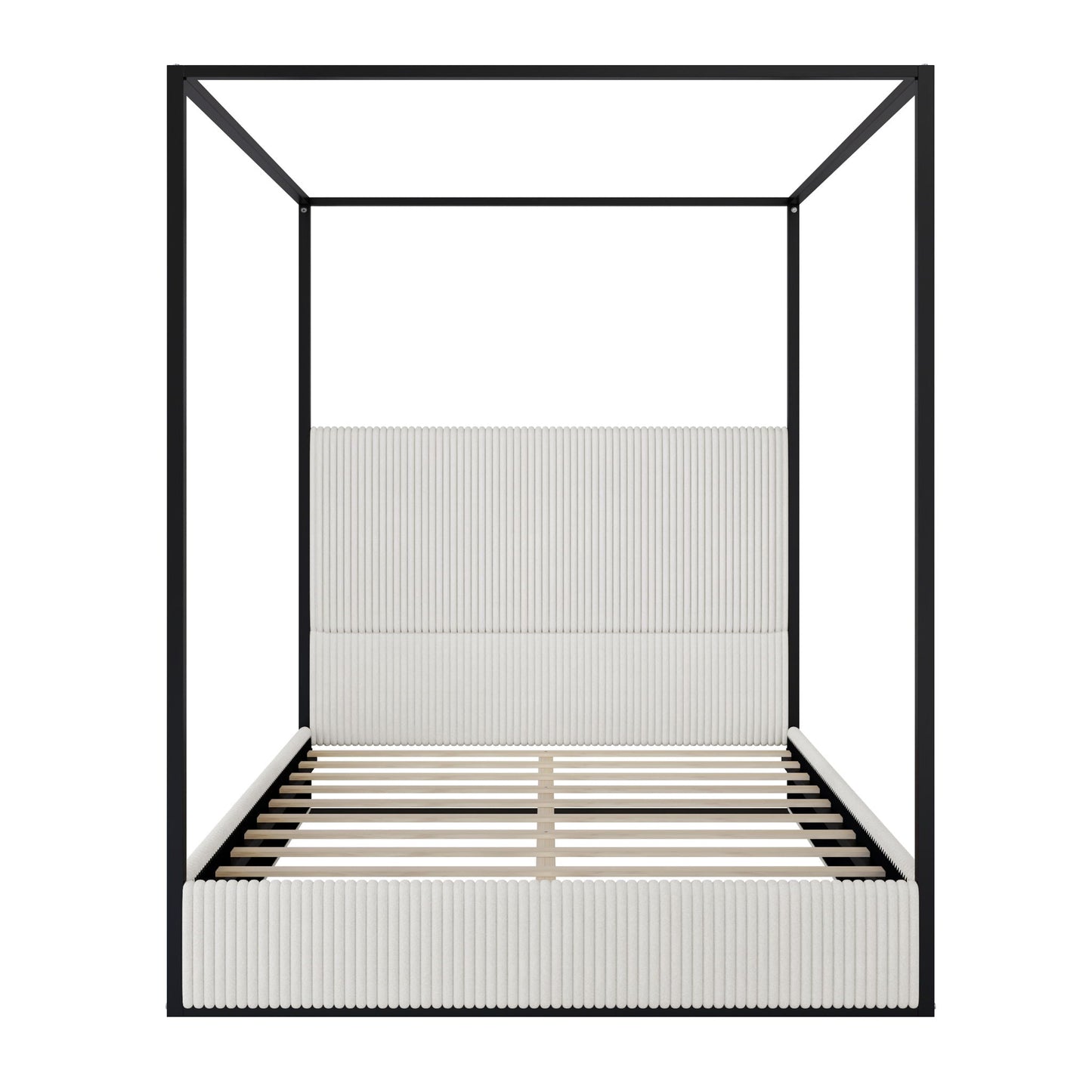 Modern Metal Canopy Bed And Four Poster Frame
