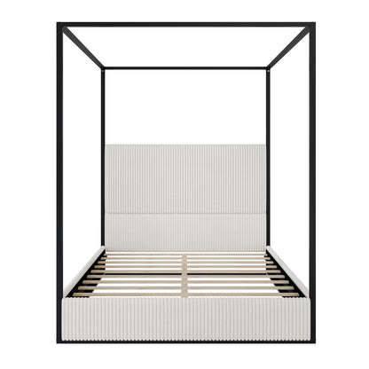 Modern Metal Canopy Bed And Four Poster Frame