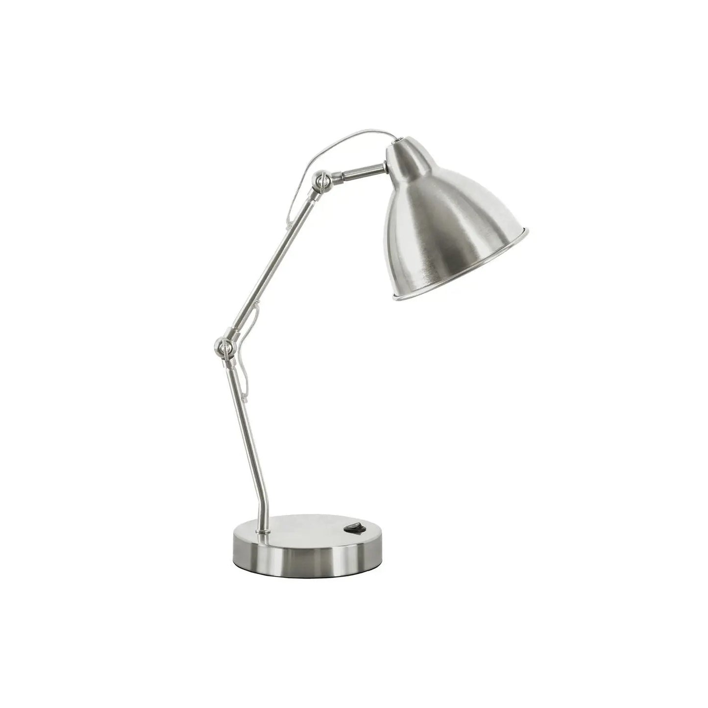 Table Lamp With USB Port, Nickel Finish, Modern