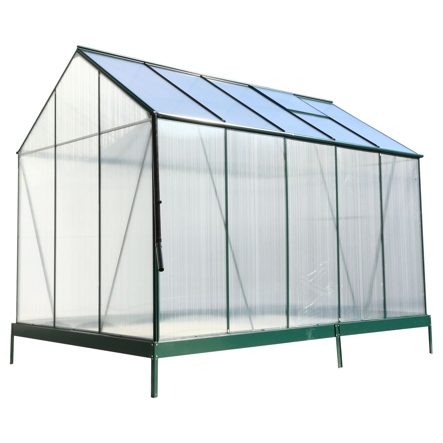 Heavy Duty Polycarbonate Greenhouse Kit and Door