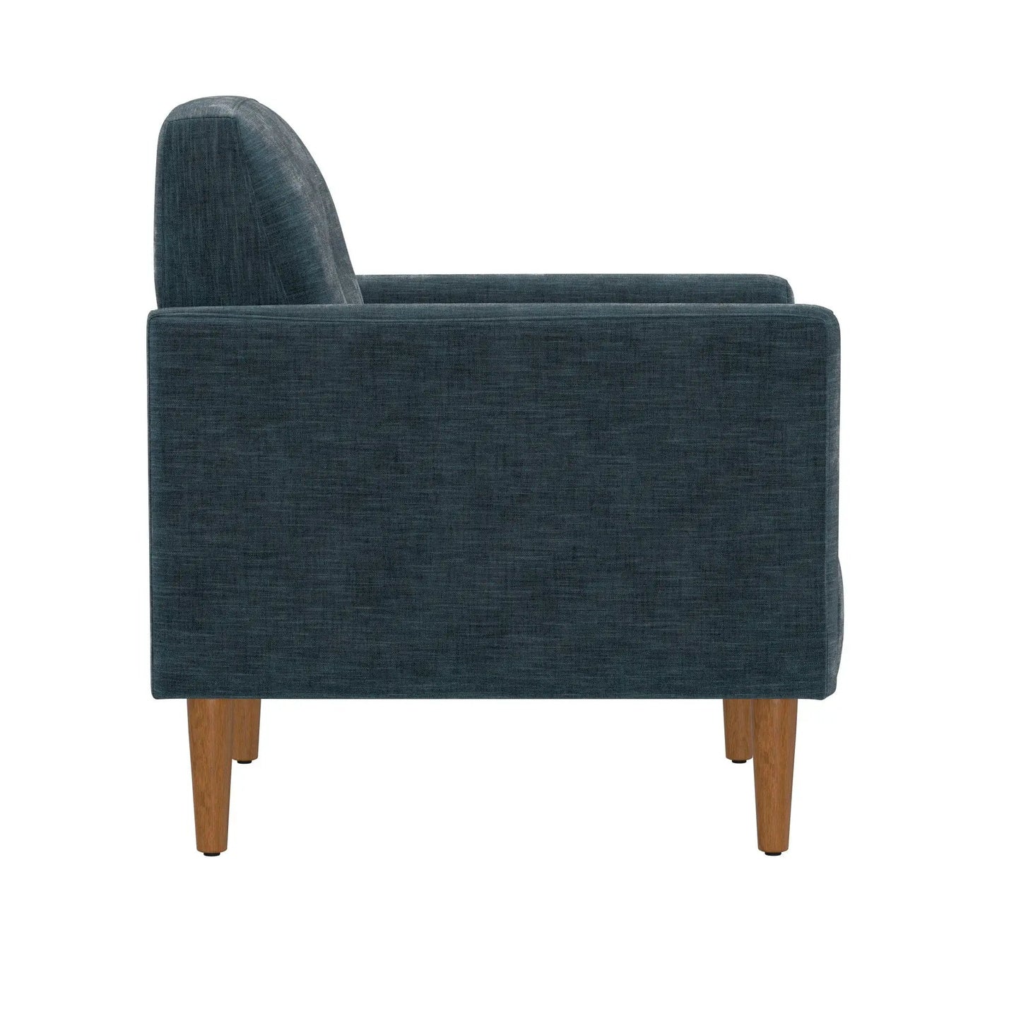 Accent Chair in Transitional Blue for Living Room
