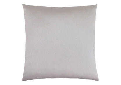 Square decorative throw pillow, light grey fabric, insert included, hypoallergenic, modern on Tampa Home & Garden Store