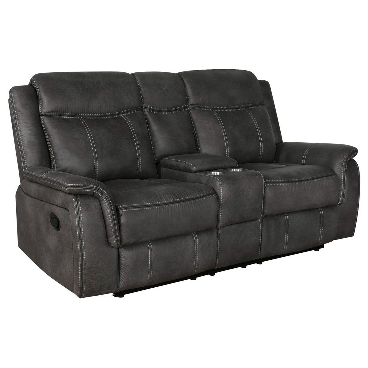 Franklin Manual Reclining Loveseat and Console
