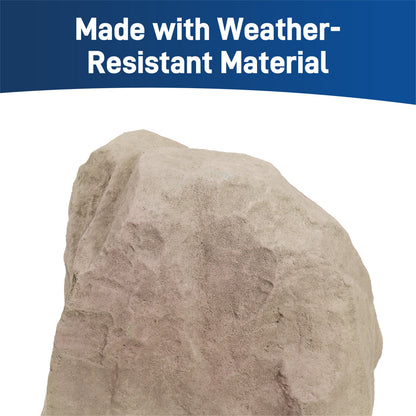 Sandstone Rock Valve Box Cover 53017 by Orbit Irrigation, underground irrigation component on Tampa Home & Garden Store