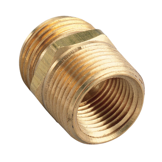 3/4" MPT or 1/2" FPT x 3/4" MHT Brass Adapter 53038 - Tampa Home & Garden Store