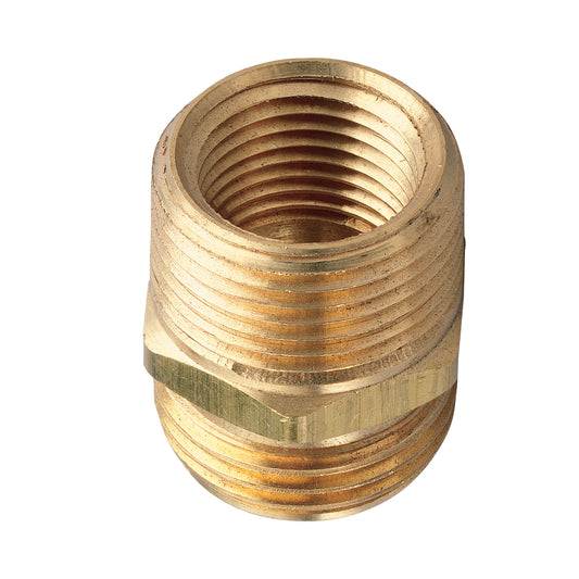 3/4" MPT or 1/2" FPT x 3/4" MHT Brass Adapter 53038 - Tampa Home & Garden Store