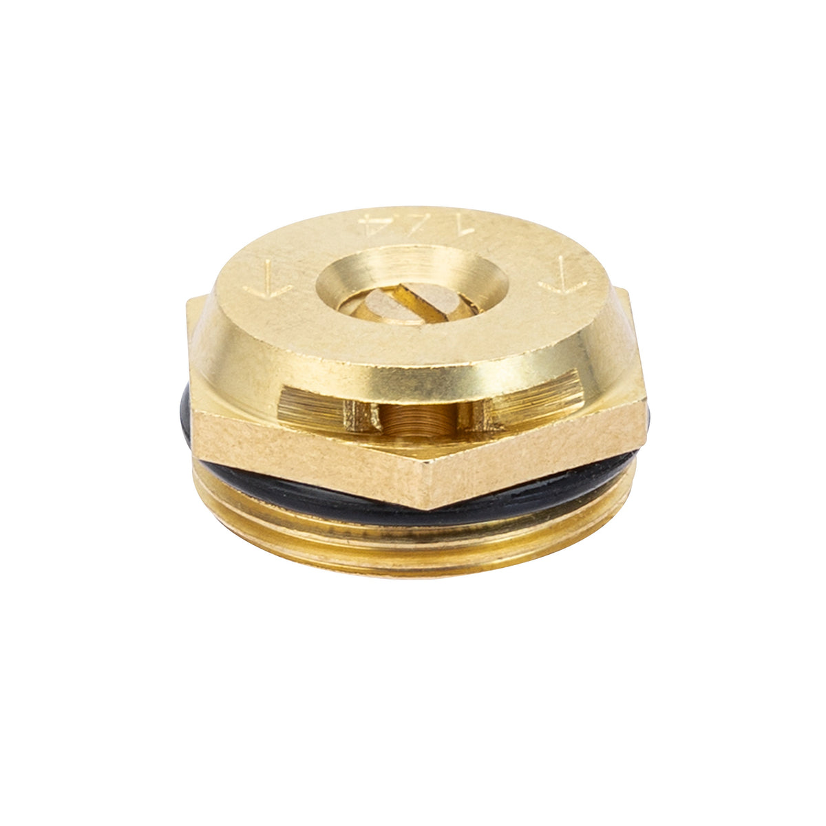 Brass flush-head spray nozzle for sprinkler systems on Tampa Home & Garden Store